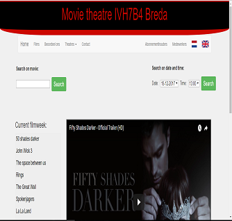 Cinema website