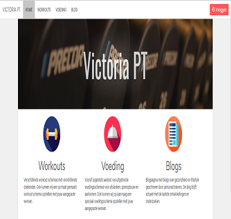 Personal training website